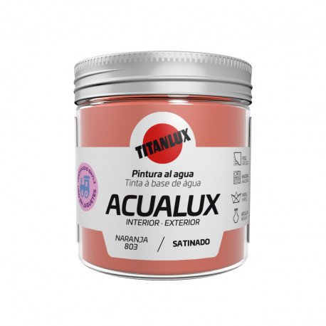 Pintura Manualid. Al Agua 75 Ml Nar Satin. Acualux Titan