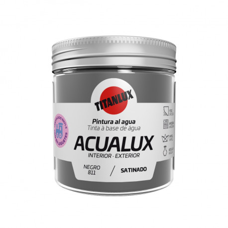 Pintura Manualid. Al Agua 75 Ml Ne Satin. Acualux Titan