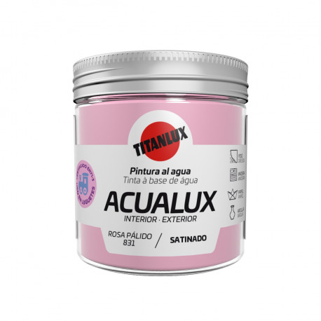 Pintura Manualid. Al Agua 75 Ml Ros/palido Satin. Acualux Ti