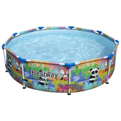 Piscina Pvc 427x122cm Cart Bestway Poliester/pvc Steel Pro A