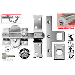 Cerrojo Sobr. 50mm Boton/llave Interfer Ac Crom 31-sa Cromad