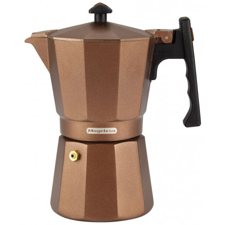 Cafetera Italiana Induccion 06tz Alu Cobre Jamaica Magefesa