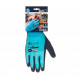 Guante Mecanico M08 Juba Nylon/latex Az/gr Feel And Grip Spl