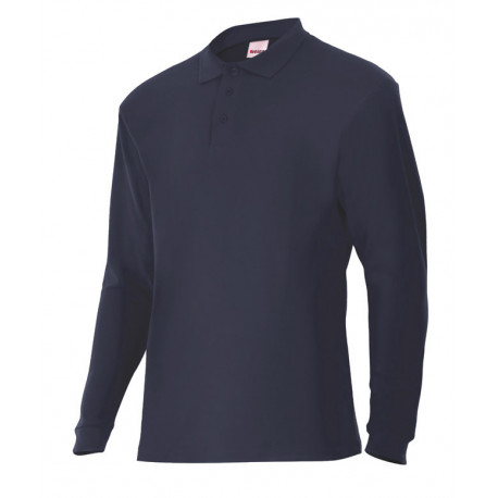 Polo Trabajo 3xl 60%alg 40%pol M/larga Az/mar Velilla