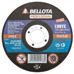 Disco C Metal/inox Eje Fino 115x1,6 Mm