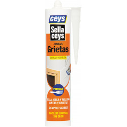 Silicona Cartucho Grietas Gris 280 Ml