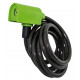 Cable Blindado Espiral Verde 185 Cm