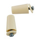 Tope Persiana C/t Bl.2 Marfil 40 Mm