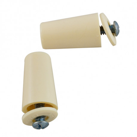 Tope Persiana C/t Bl.2 Marfil 40 Mm