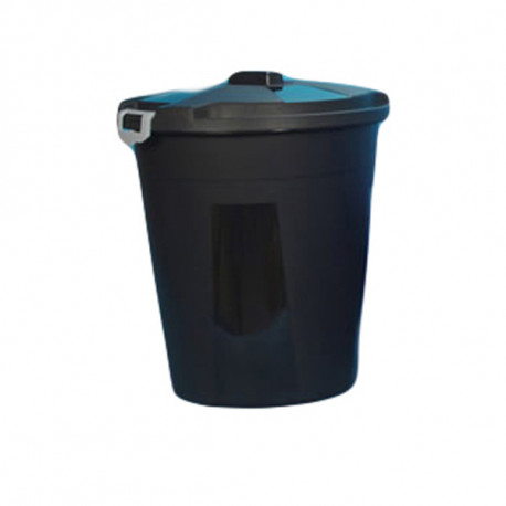 Cubo Basura Industrial Negro 50 L