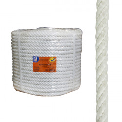 Cuerda Nylon Mate 14 Mm Blanco 100 M