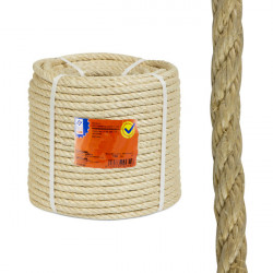 Cuerda Sisal 4 C. Bobina 8 Mm 100 M