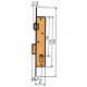 Cerradura Embutir P/met Resbal