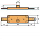 Cerradura Persiana Borjas Zn 59x159 Mm