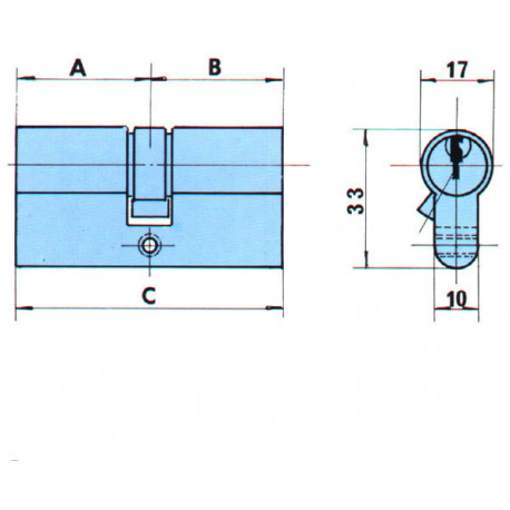 Bombillo Laton 0300 Lc 30x30 Mm