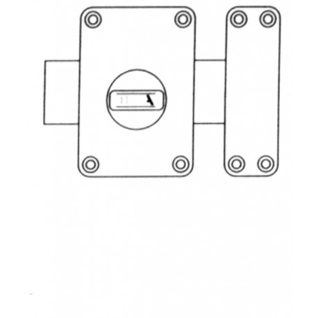 Cerrojo Seguridad Sobreponer