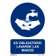 Obligatorio Lavarse Las Manos 200x300 Mm