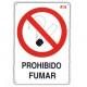 SeÑal Fija Prohibido Fumar 40x30 Cm