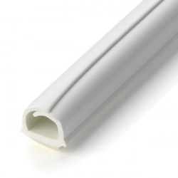 Soporte Cable Adh Blanco 4 M 8x7 Mm