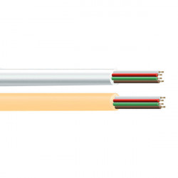Cable Telefonico 4 Vias Blanco R/100 M