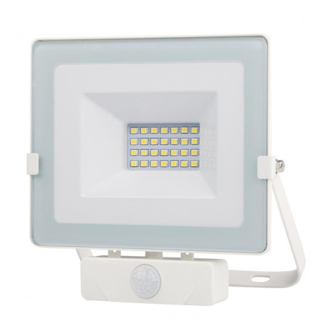 Foco Led Blanco Ip65 C/sensor 20 W