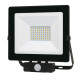 Foco Led Negro Ip65 C/sensor 50 W