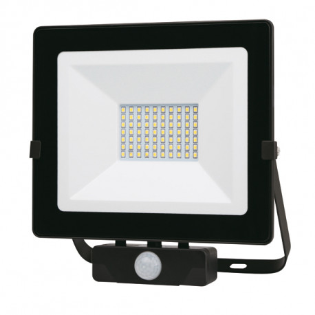 Foco Led Negro Ip65 C/sensor 50 W