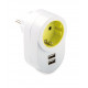 Adaptador Tt Lateral 2 Usb 16a-250v