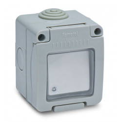 Interruptor Superficie Estanco C/luz Ip55 10 Amp