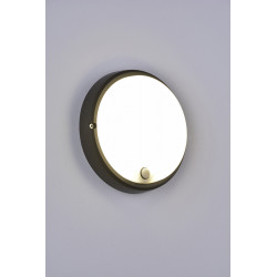 Aplique Plafon Negro Sensor
