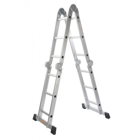 Escalera Multiuso Alum Plataf 4+3