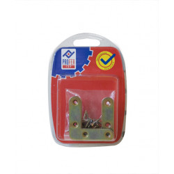 Escuadra Plana Bicrom Bl 8 Pzs 50x50 Mm