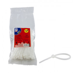 Brida Nylon Blanca B/100 2,5x100 Mm