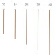 Clavo 0,8x40mm C/cab C/10000 40 Mm