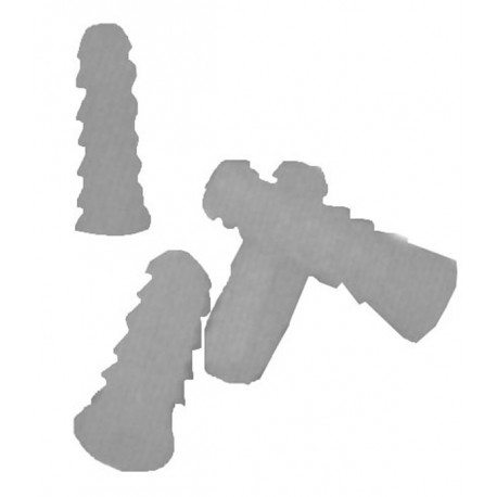 Taco Plastico N6 C/25 Uds 6x22 Mm
