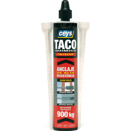 Taco Quimico Poliester 300 Ml