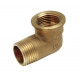 Codo 90º Laton Roscado M-h 10u 3/8'