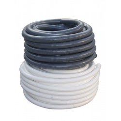 Tubo Sanita Pvc Flex 50mm Gris R/25 M