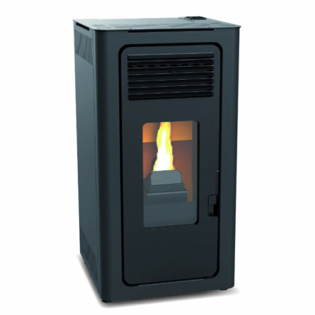 Estufa Pellet Negra Audax 6 Kw