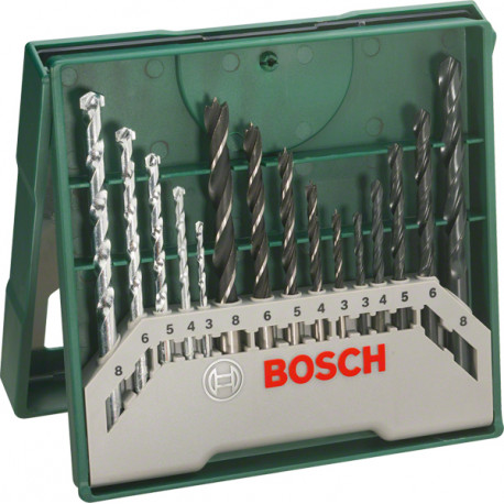 Brocas Hss-piedra-madera 15 Pz 3-8 Mm