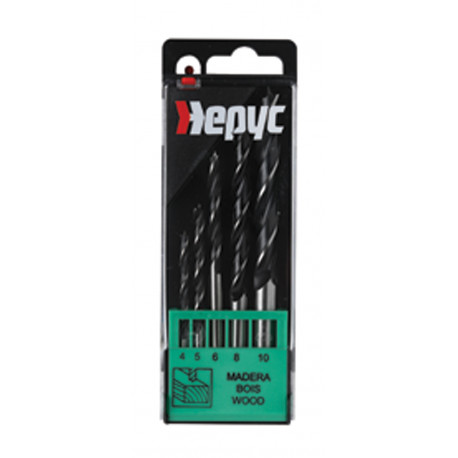 Broca Madera 3p St Estuche 5pz 4-10x1,0mm