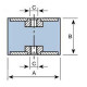 Soporte Cil Hembra M-6 20x20 Mm 2