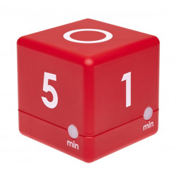 Avisador Digital Cubo Rojo