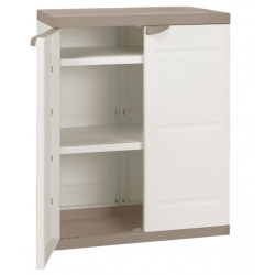 Armario Resina 2 Puertas Bajo 70x44x88