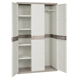 Armario Resina 3 Puertas 4 Bal 105x44x176