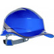 Casco Proteccion Azul Fluor