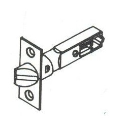 Picaporte Pta 20x50 Tbna60 Alu Alum Mad Emb C/cdo Cerraval