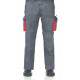 Pantalon Tergal Cargo Gris/rjo T56