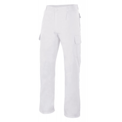 Pantalon Sarga Multib Blanco 44