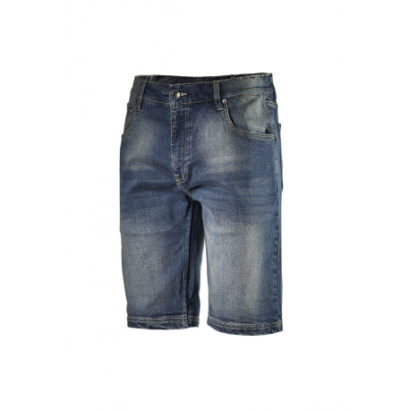 Bermuda Denim Elastico Azul Xxl